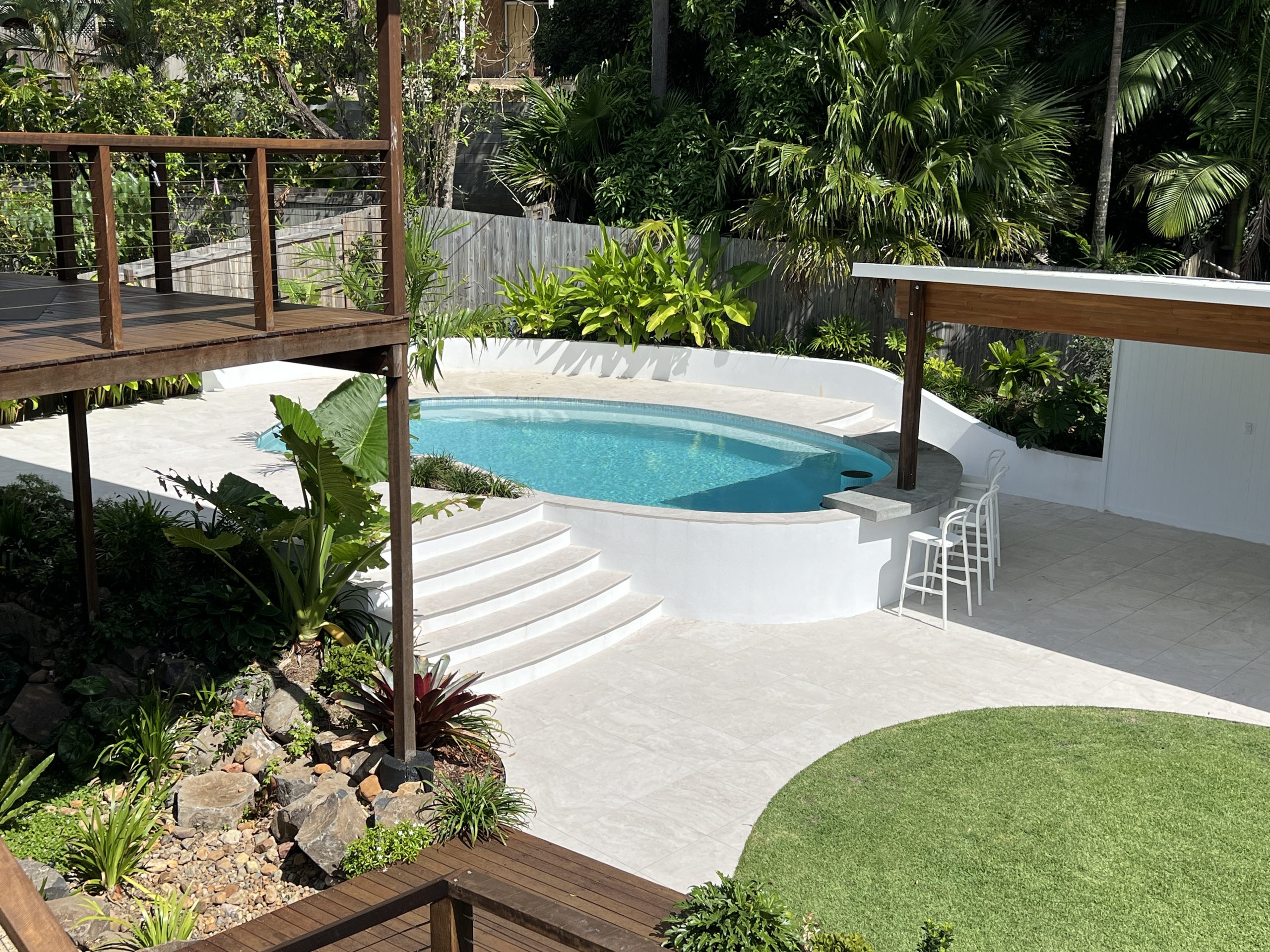 Living Style Landscapes Sunshine Coast, outdoor construction and pool specialists.